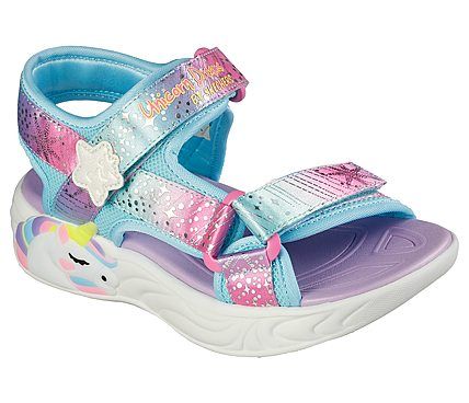 Skechers Børnesandal med Enhjørning - Farverig og Komfortabel