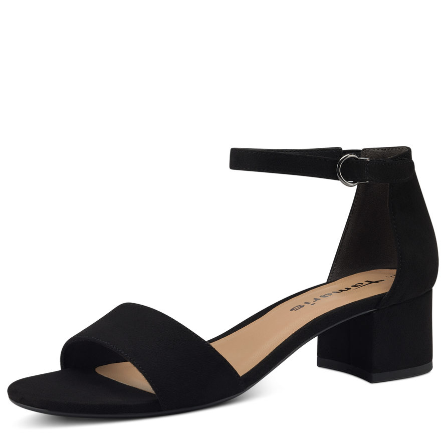 Tamaris Sandal 42 0614 - Elegant Sort Sandal på Udsalg