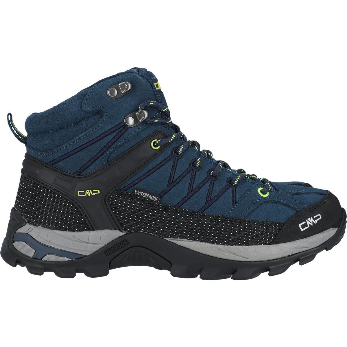 Rigel Mid Trekking Herrestøvler i Blå – Fantastisk Udsalg!