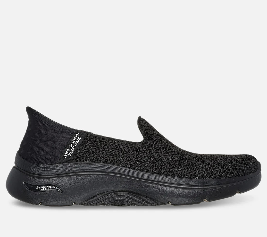 Skechers Go Walk Arch Fit Slip-Ons til kvinder - Sort Komfort