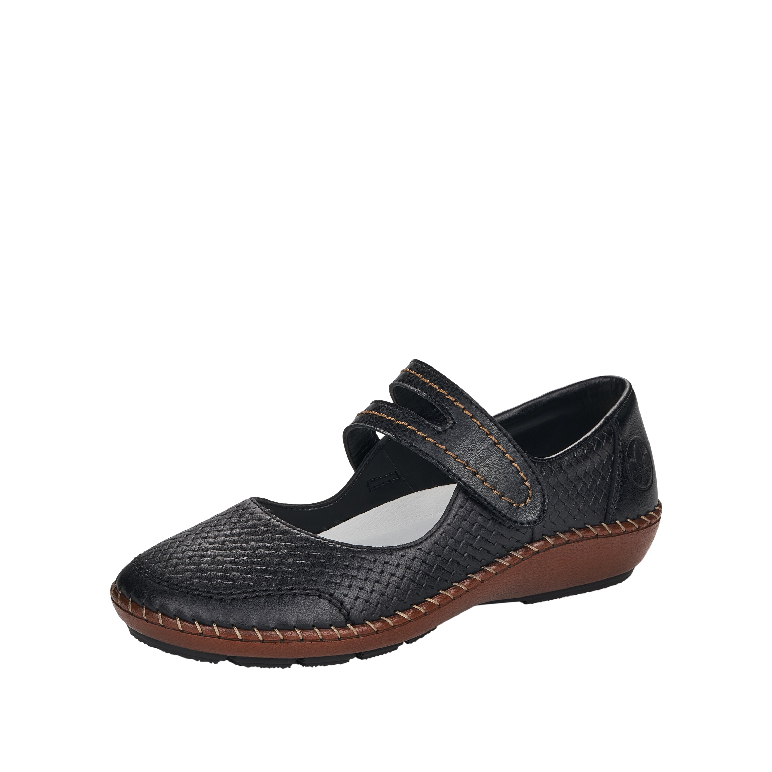 Rieker Ballerina Sko med Velcro - Perfekte til Sommerdage