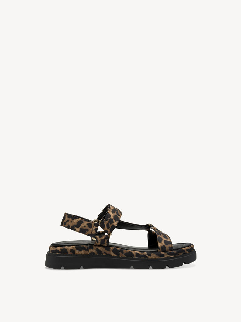 Tamaris Damesandal 42-0783 i Leopardmønster – Trendy Komfort