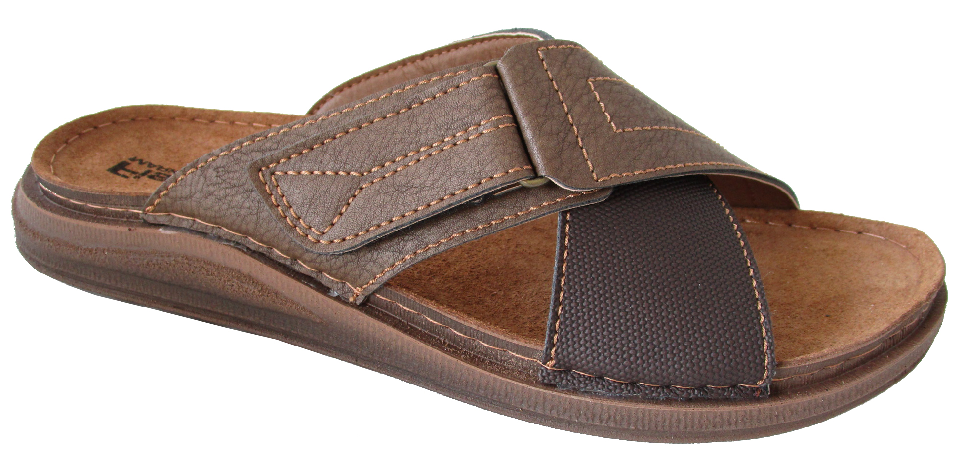 Mocca Herresandal med Velcro fra Fischer - Komfortabel og Stilfuld