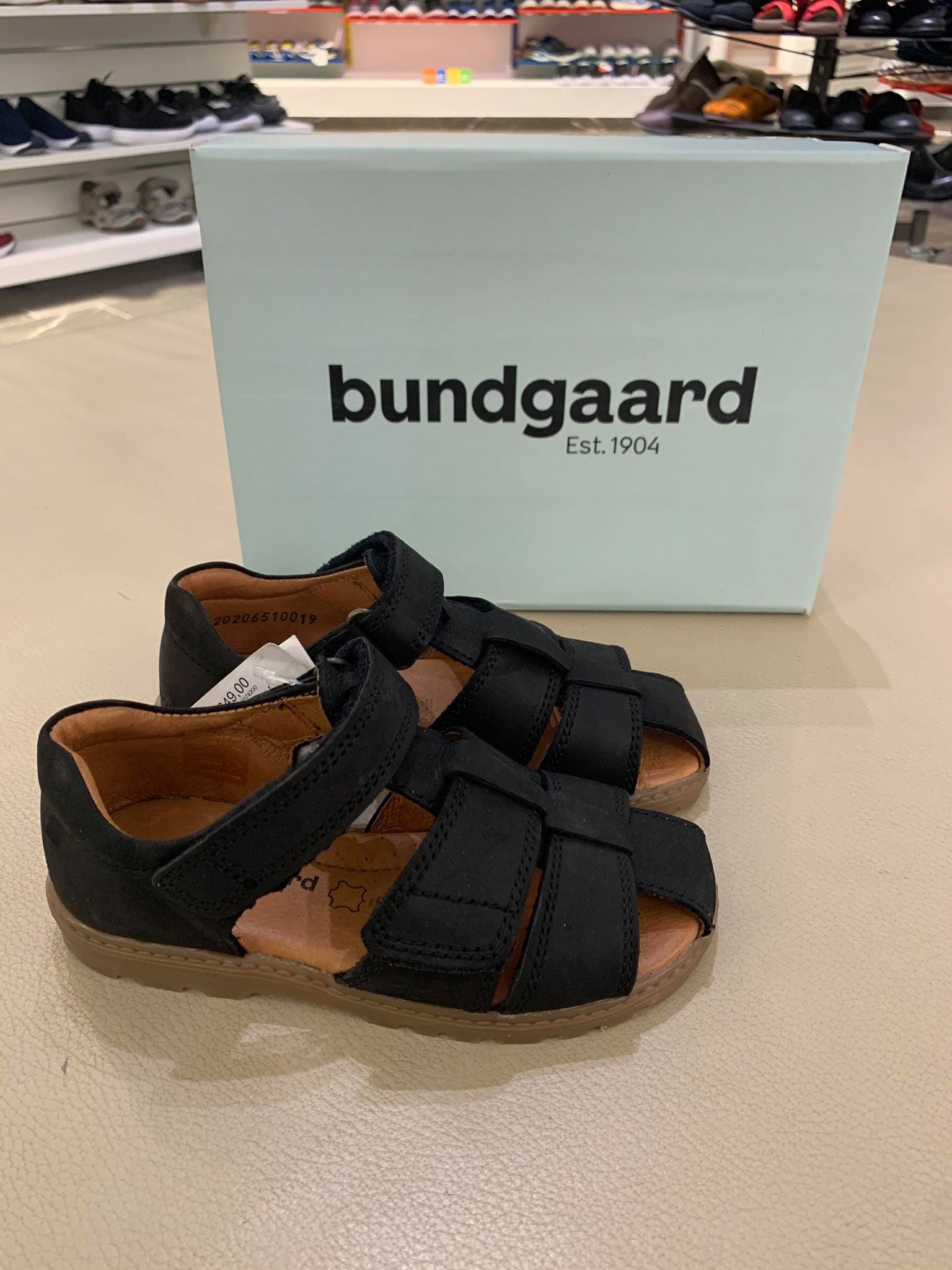 Bundgaard Tritu Sandal - Sort Lukket Snude til Børn
