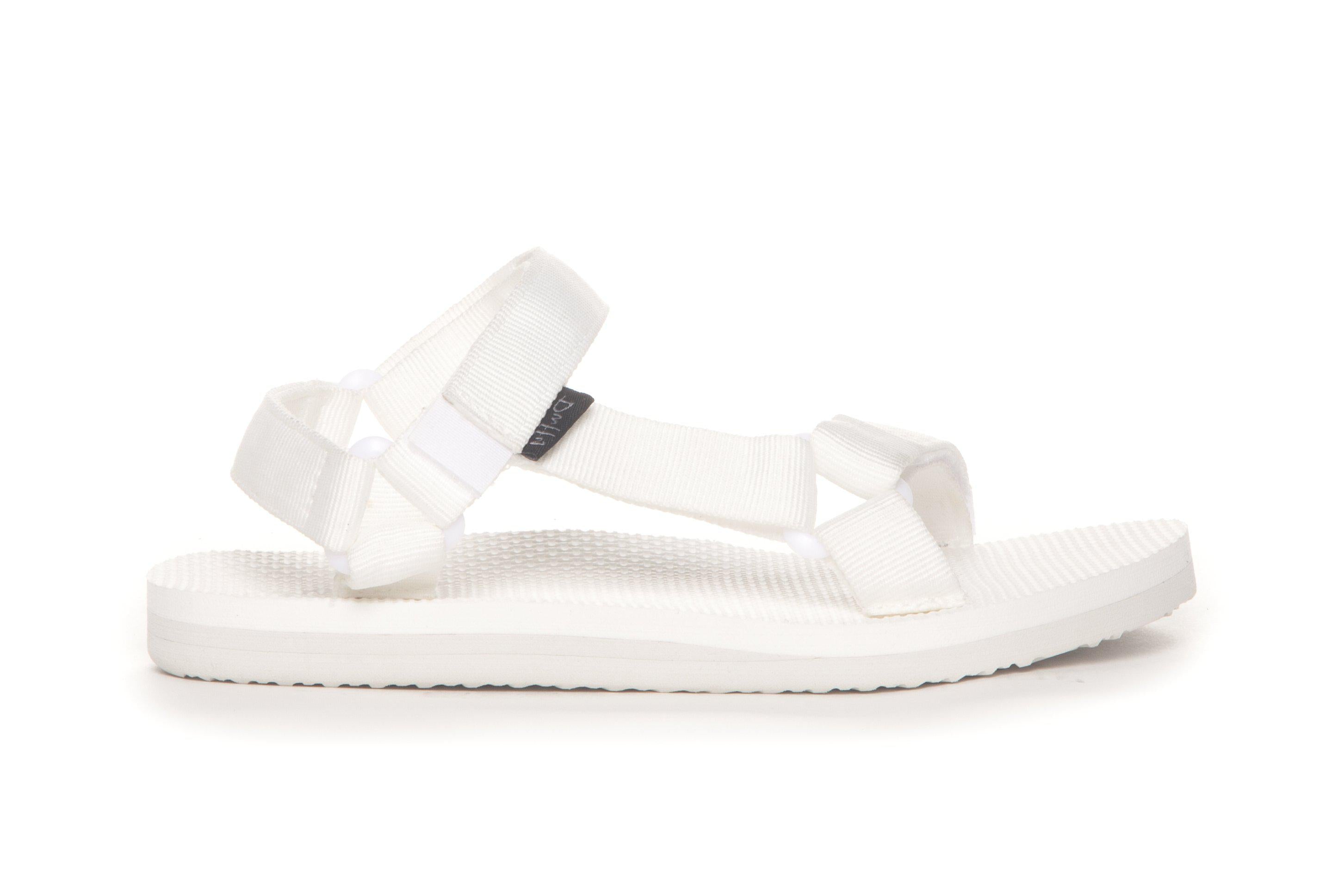 Duffy Velcro Sandal i Hvid - Komfortabel Sommerstil!