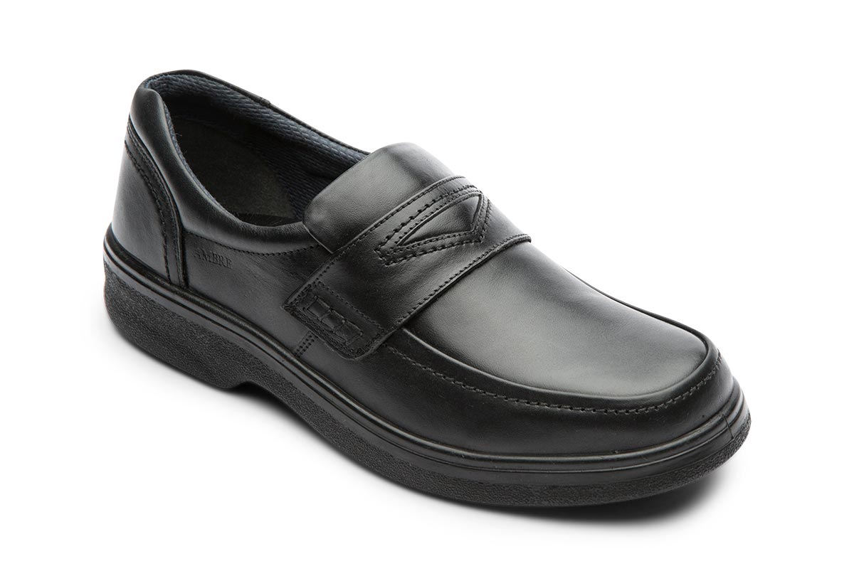 Klassiske Snøreløse Loafers i Sort fra Ambre - Must-Have!