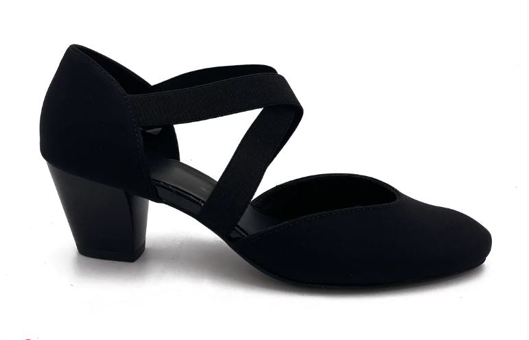 Elegant Toulouse Pumps fra Ara - Sort med komfortabel elastik