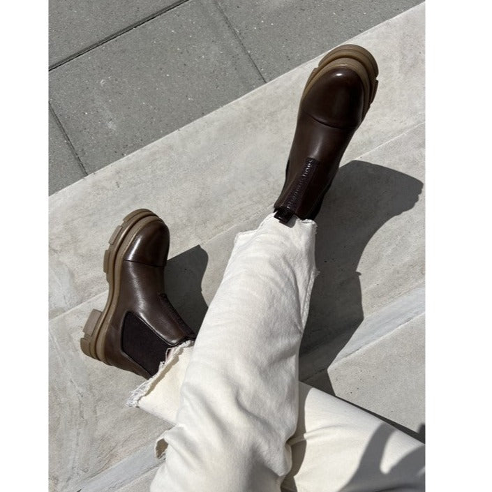 You And Me Low Støvler, Mørkebrun - Fantastisk Tilbud!