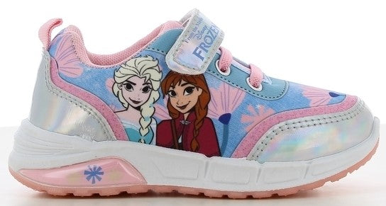 Disney Frost Sneakers med Lys – Børnesko i Blå og Lyserød