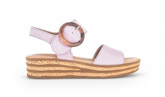 Køb Gabor Kilehælsandal i Lilla – Komfort til Sommeren!
