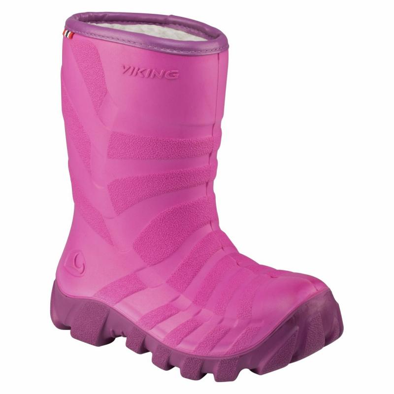 Varmende termostøvle i fuchsia fra Viking Ultra 2.0