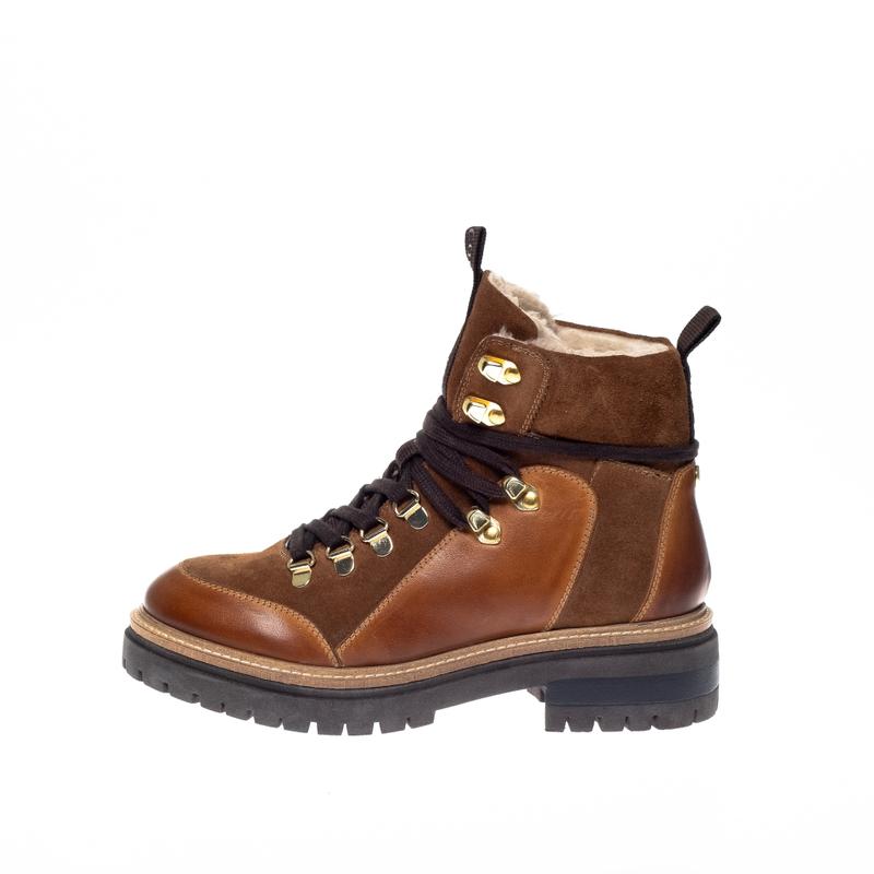 Stilfuld vinterstøvle i cognac fra Copenhagen Shoes