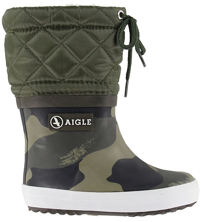 Aigle Giboulee Gummistøvler til Børn med Camouflage Print