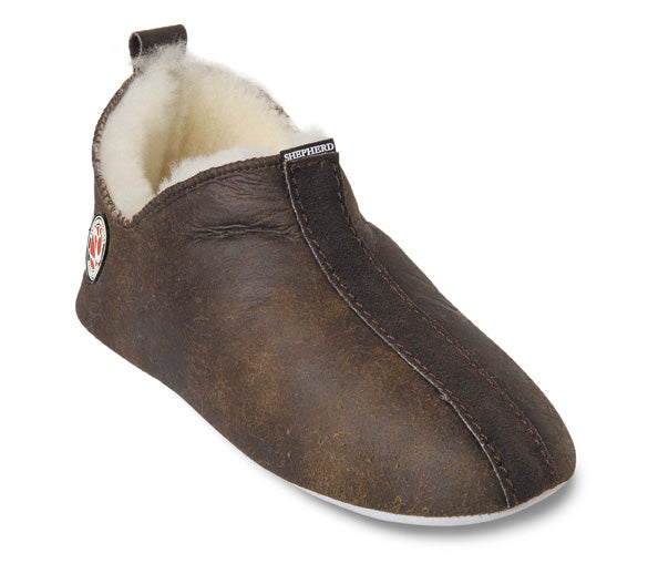 Shepherd Lina Hjemmesko i Oiled Antique – Fantastisk tilbud!
