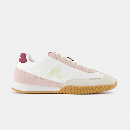 Sporty Veloce Sneakers i Hvid og Rosa fra Le Coq Sportif