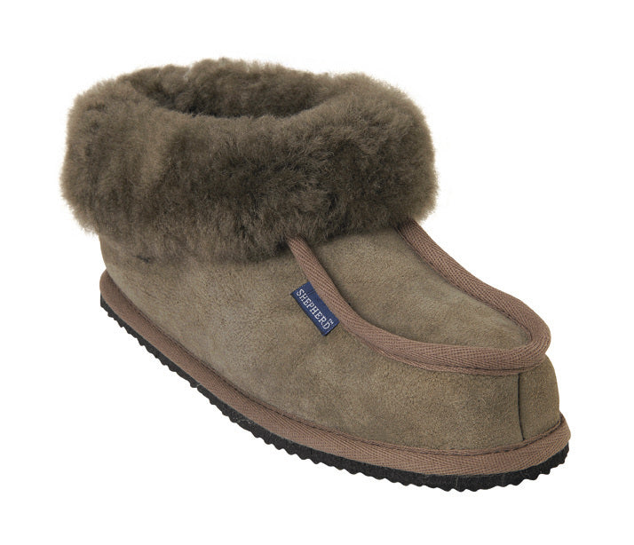 Shepherd Lena Hjemmesko i Stone - Komfort til Hjemmet