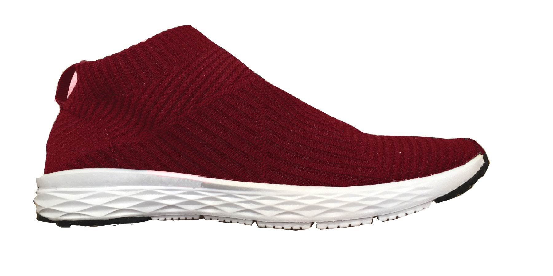 Nonation Vinrøde Sneakers uden snørrebånd - Komfortabelt design
