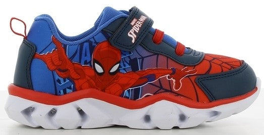 Marvel Spiderman Sneakers med Lys – Rød/Blå Børnesko
