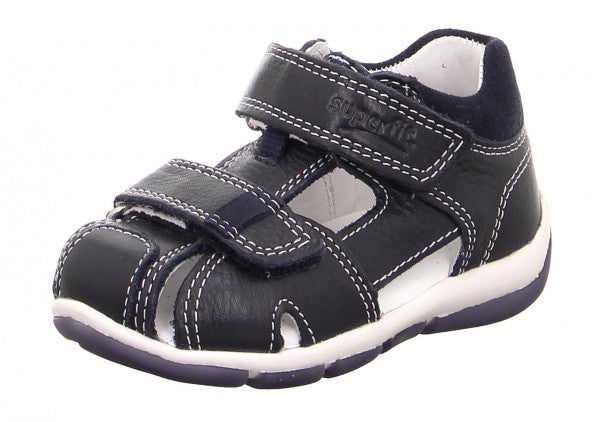 Superfit Freddy Velcro Sandal i Blå – Komfort til Børn