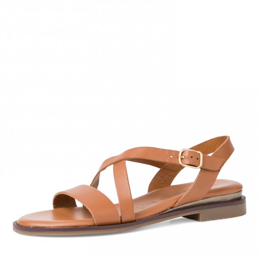 Klassisk brun Tamaris sandal – ideel til enhver lejlighed!