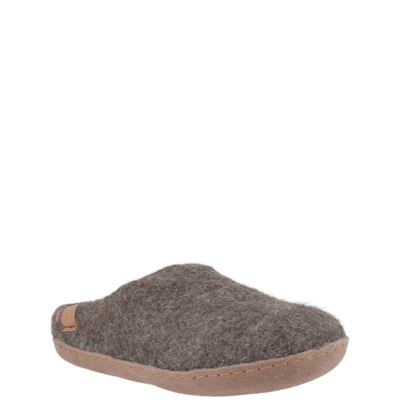 Makalu Uldslippers – Komfortable Hjemmesko i Brun