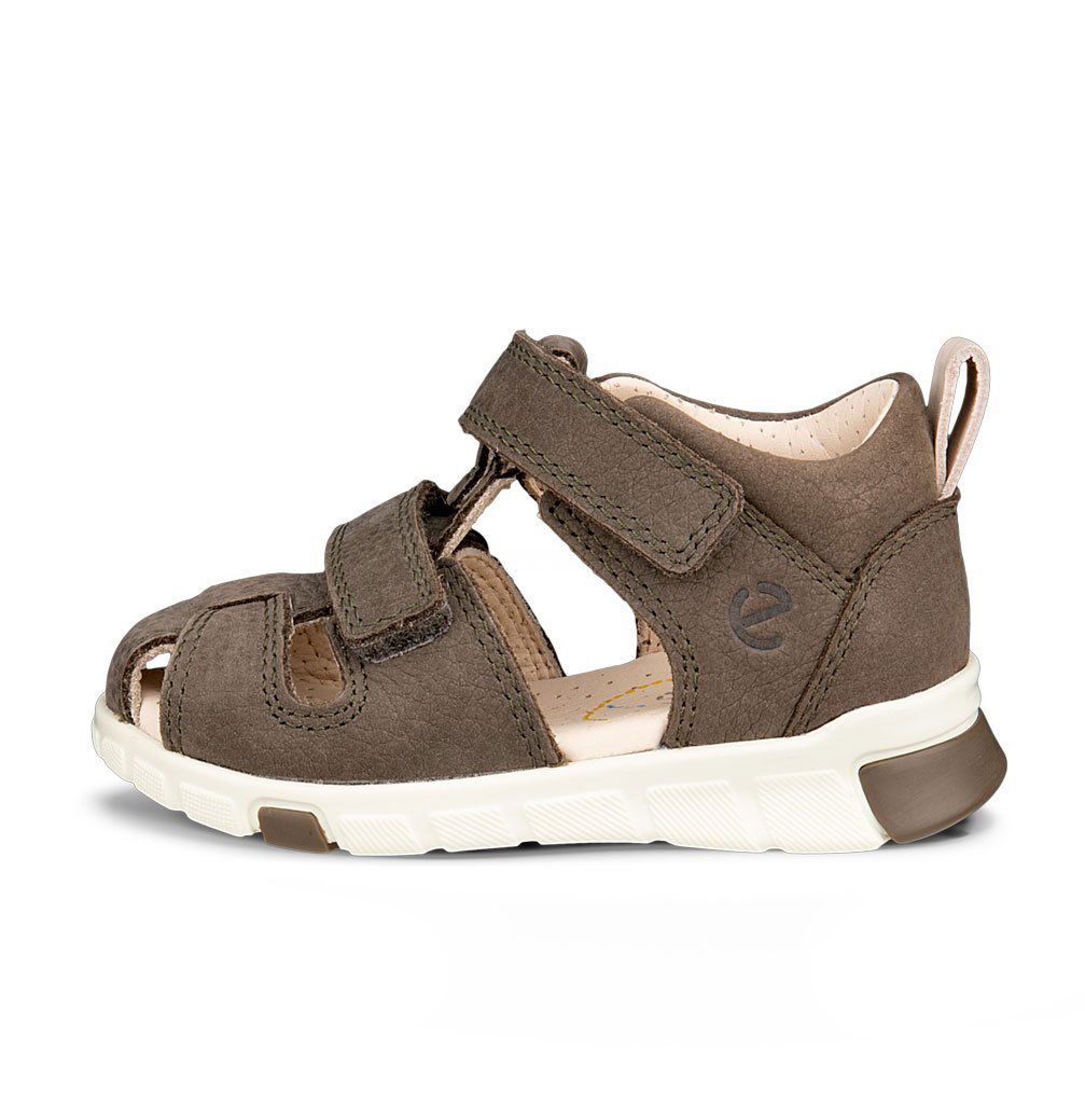 Mini Stride Fisherman Børnesandal i Tarmac Grøn fra Ecco