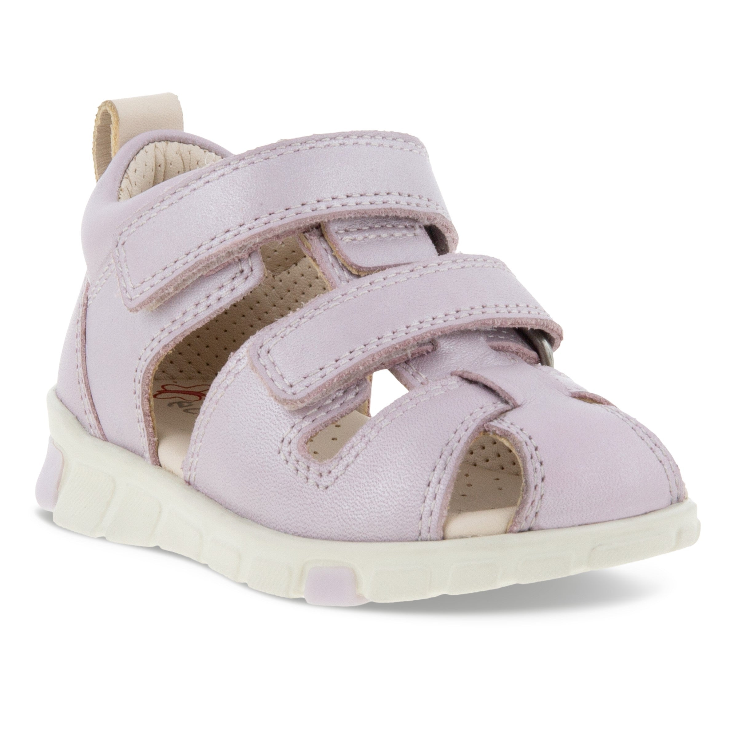Ecco Mini Stride Sandal i Violet Ice Metallic – Børnesandal til salg
