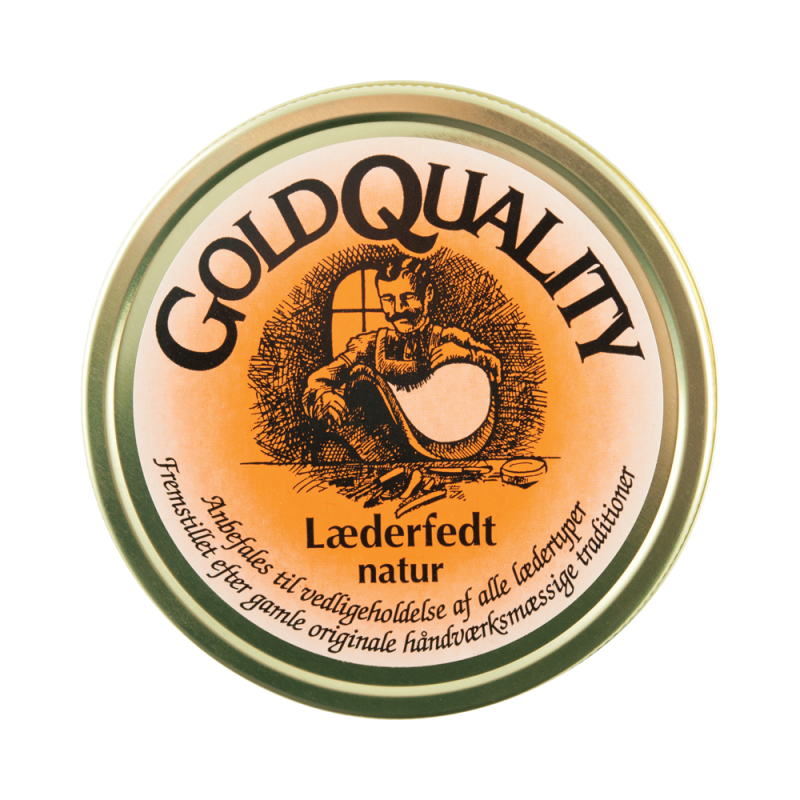 Sort Læderfedt fra Goldquality - Pleje til Skindprodukter