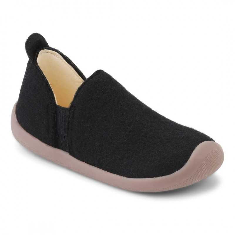 Bløde Neel børnehjemmesko i sort fra Bundgaard - Komfortabel kvalitet!