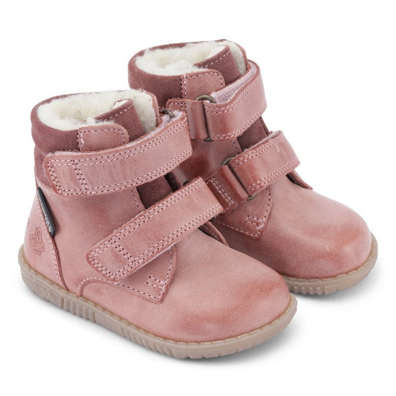 Bundgaard Rabbit Strap Tex Støvler – Vandtæt i Old Rose