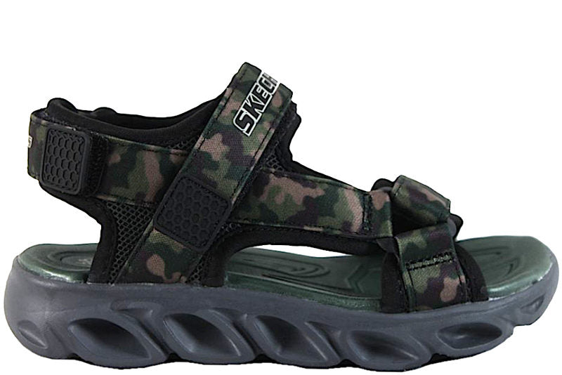 Skechers Børnesandal med Lys – Camouflage Design til Leg