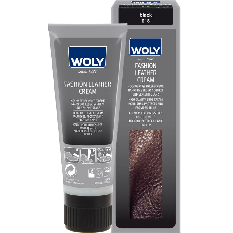 Woly Mørkebrun Lædercreme til Sko - 75 ml Plejeprodukt