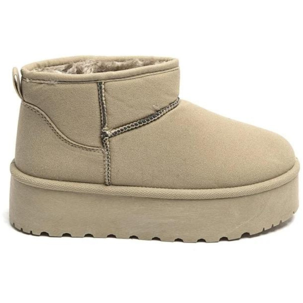 Agathe Dame Bamsestøvler 8906 Kaki – Fantastisk Tilbud!