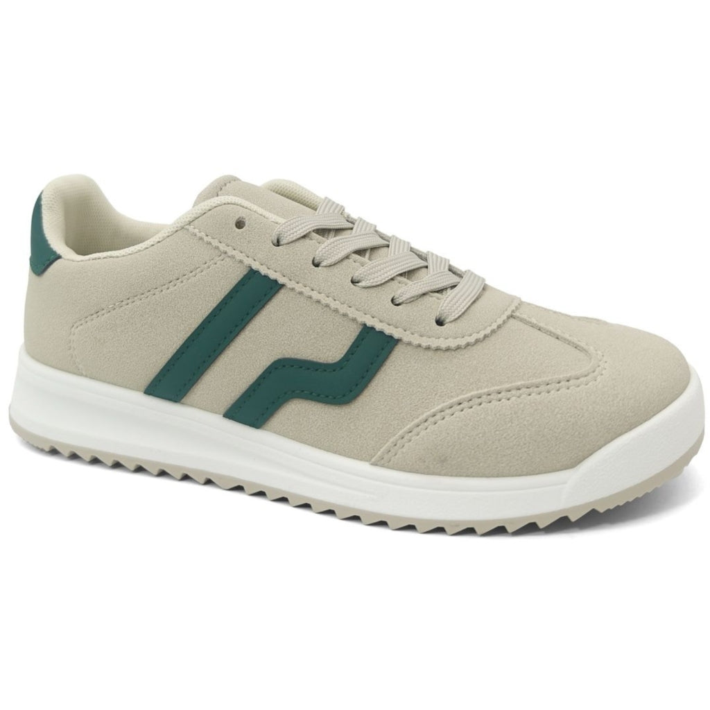 Amalie Sneakers til Dame - Beige Tilbud! Elegant Komfort