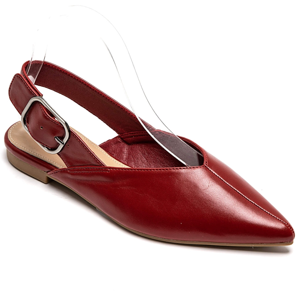 Amance Slingback Ballerinaer til kvinder – Rød Udsalg