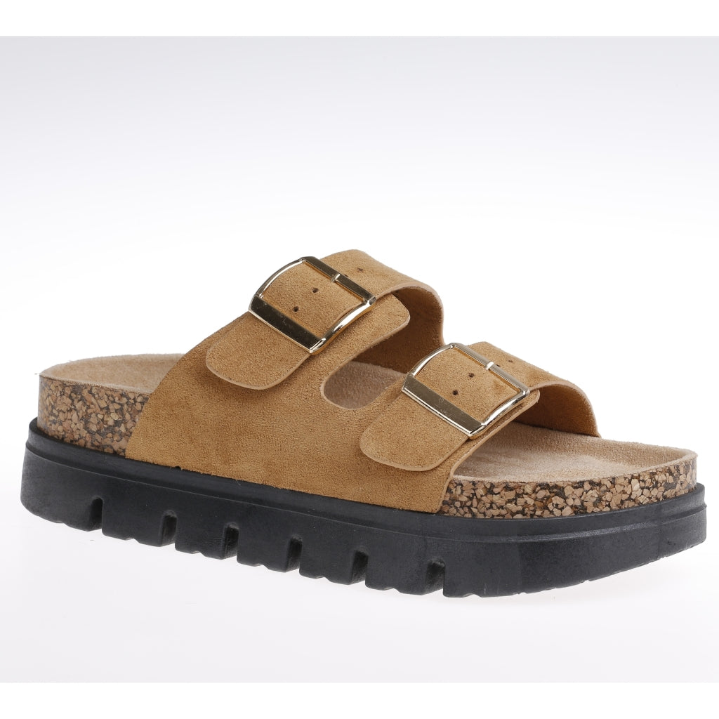 Angelina Sandaler til Dame 2153 – Camel på Udsalg!