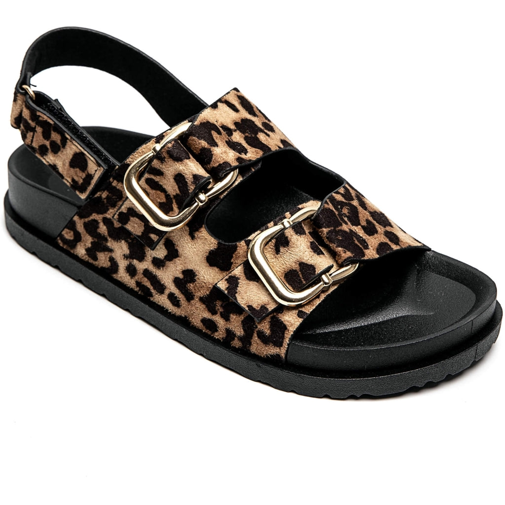 Caprine Dame Sandaler 3776 Leopard - Sommerudsalg!