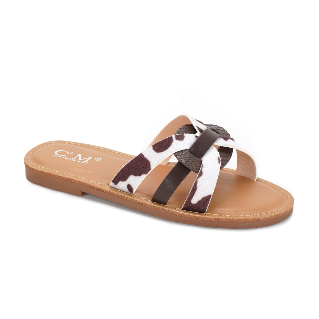 Cecilie Sandaler 8321 Cow – Uimodståeligt sommertilbud!