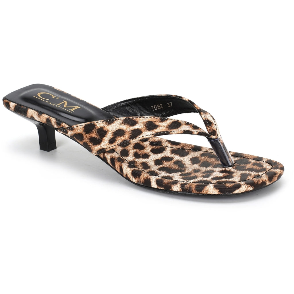 Elegante leopardprint stiletter til kvinder – Clarinda 7082