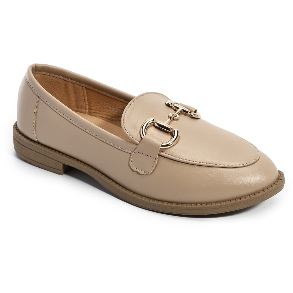 Clary Dame Loafers W2301 Kaki – Fantastisk Tilbud!