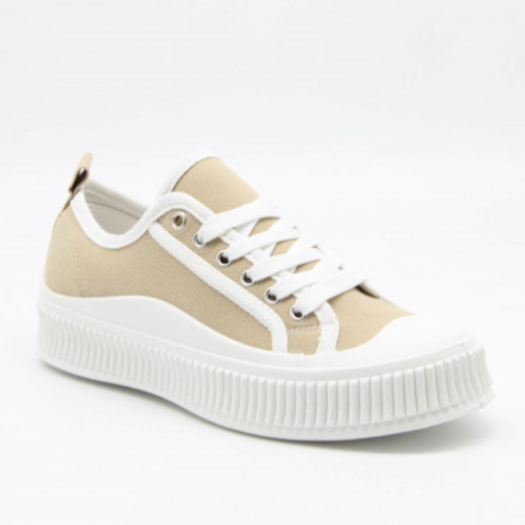 Kaki Dame Sneakers 2667 – Udsalg kun 99 kr!