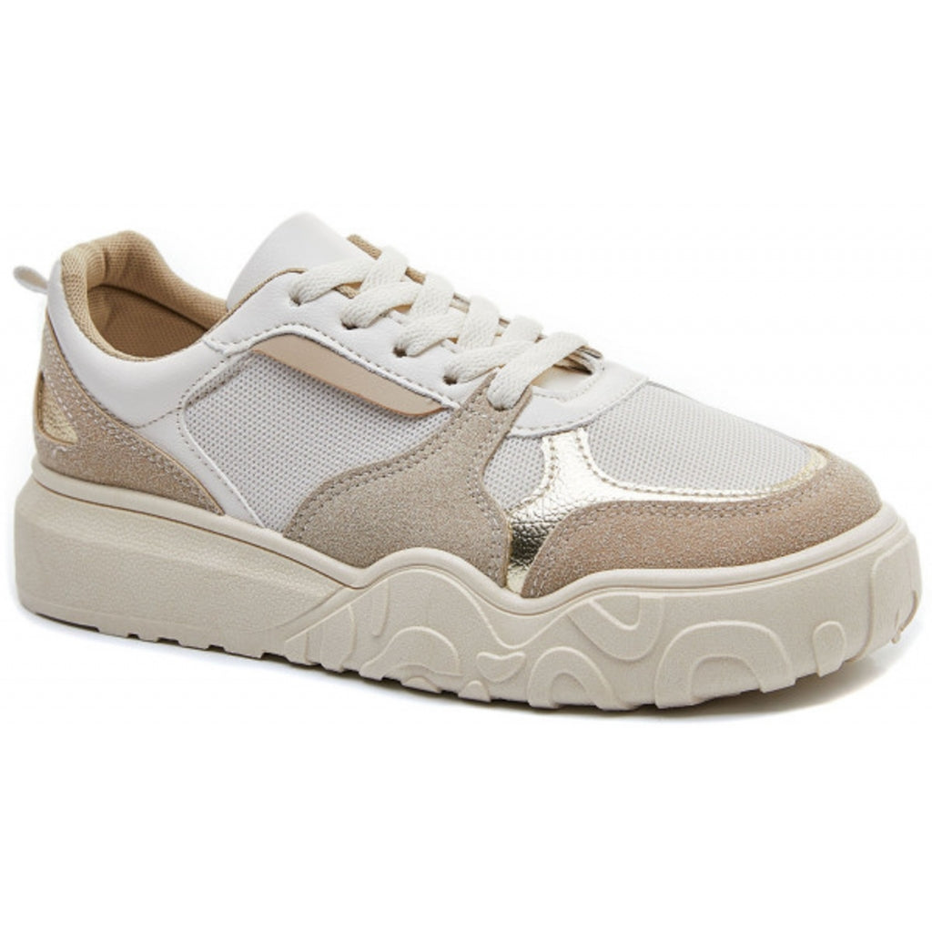 Dame Sneakers 6152 Kaki – Trendy Chunky Design på Udsalg!