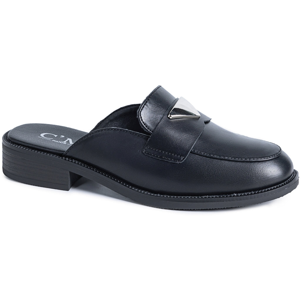 Gaia Dame Loafers 68231 – Sorte Sandaler på Udsalg!