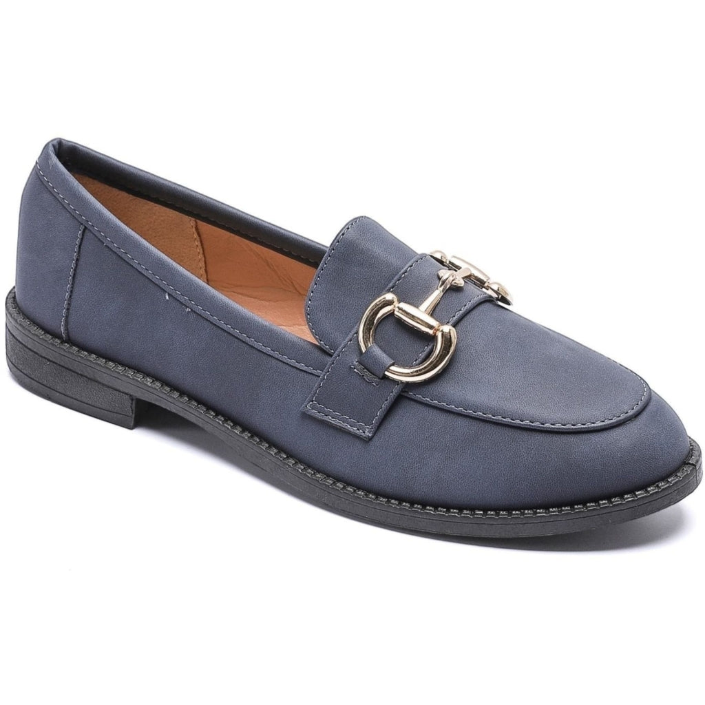 Elegant Navy Loafers til Kvinder – Uundgåelig Stilsikkerhed