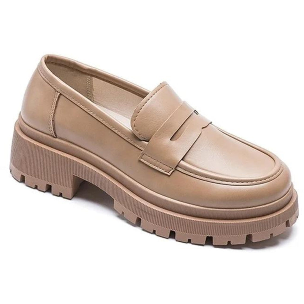 Lilli Dame Loafers Vg279 i Kaki – Komfortable Sko på Udsalg!