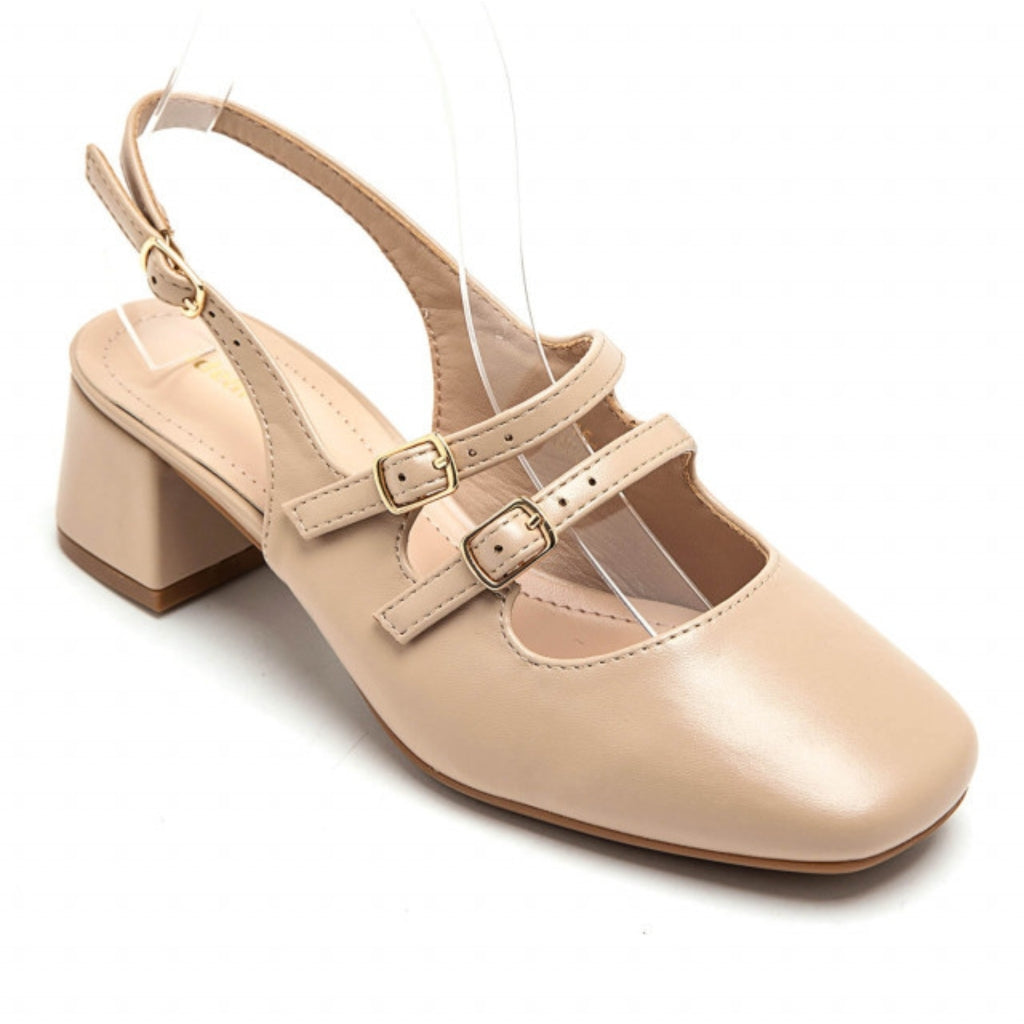 Alva Balleriner 3215 i Beige – Elegant Sandaltilbud!