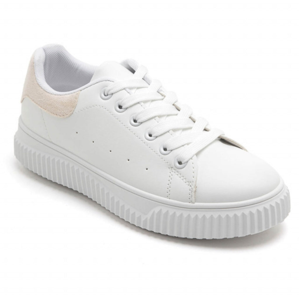 Carla Dame Sneakers 2793 i Beige – Udsalg til Sommer!