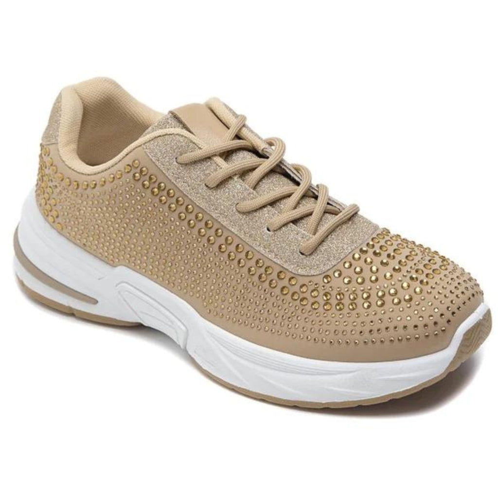 Nynna Dame Sneakers i Kaki – Sommerudsalg!