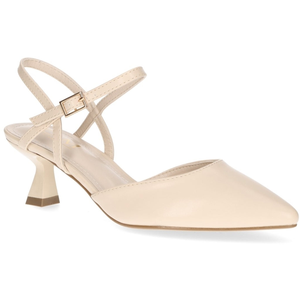 Kirstin Dame Stilet 7068 i Beige - Elegant Sommerudsalg!