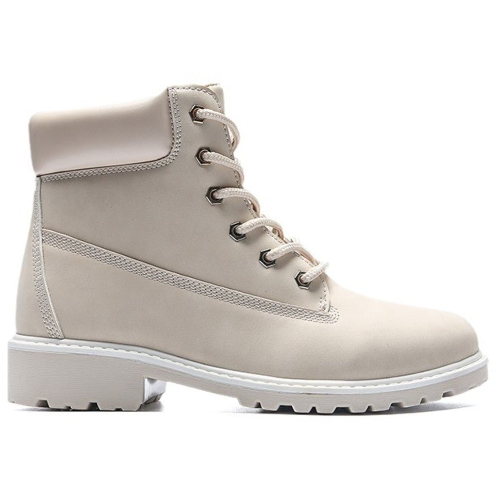 Beige Dame Støvler Df896 – Fantastisk Udsalg på Klædeskabet.dk